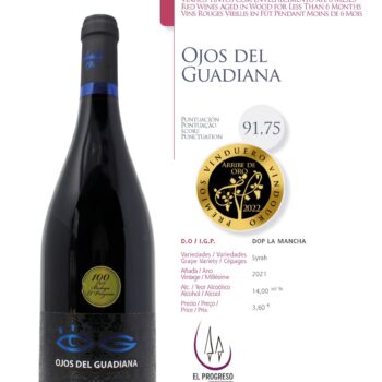 Ficha Ojos del Guadiana Syrah Roble