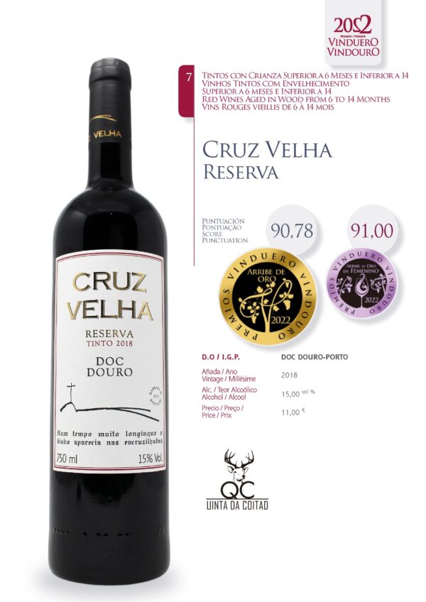 Ficha Cruz Velha Tinto Reserva