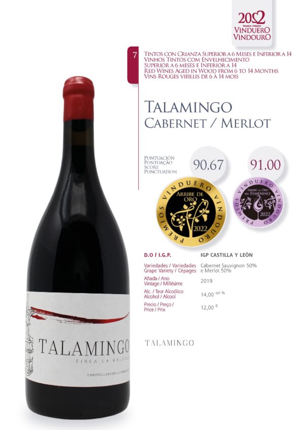 Ficha Talamingo Cabernet / Merlot