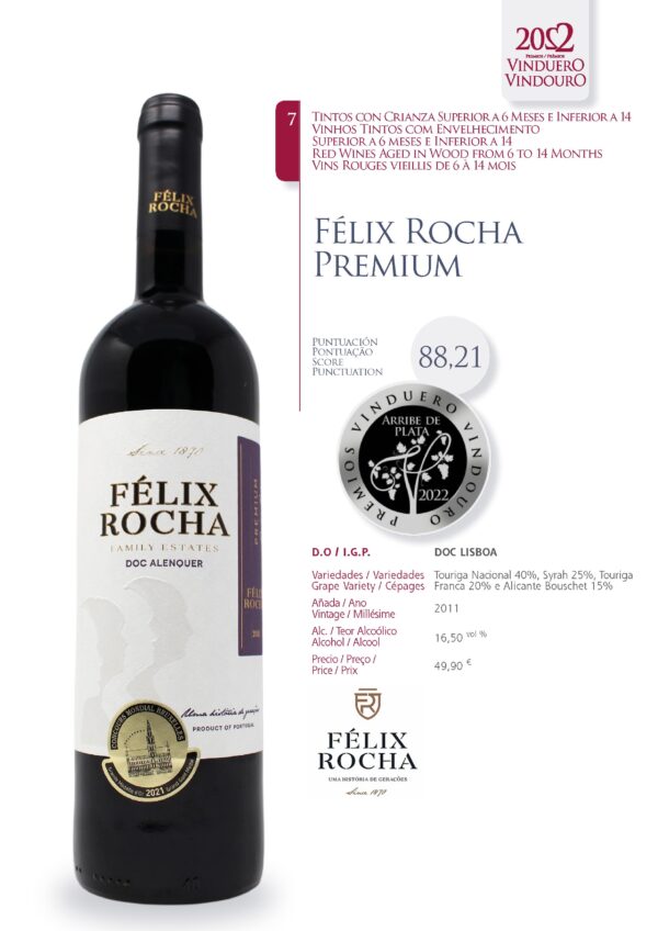 Ficha Félix Rocha Premium