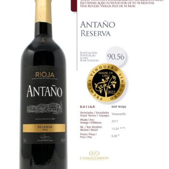 Ficha Antaño Reserva