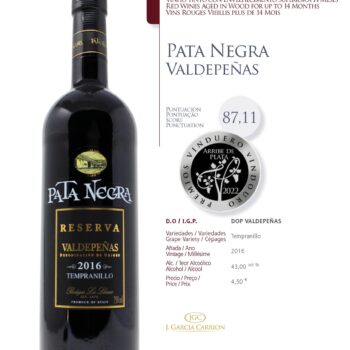 Ficha Pata Negra Valdepeñas