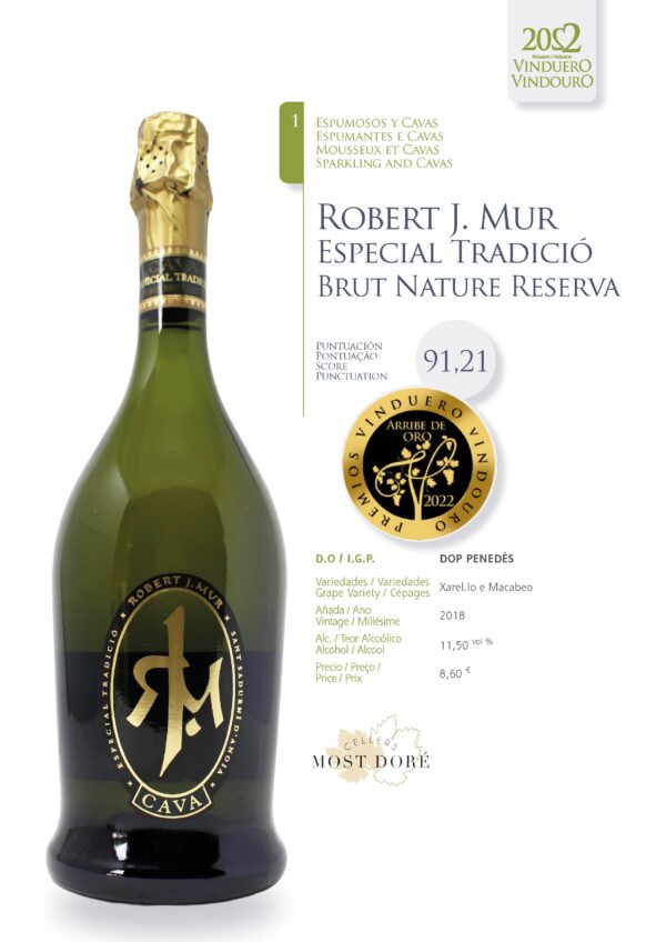 Ficha Robert J. Mur Especial Tradició Brut Nature Reserva