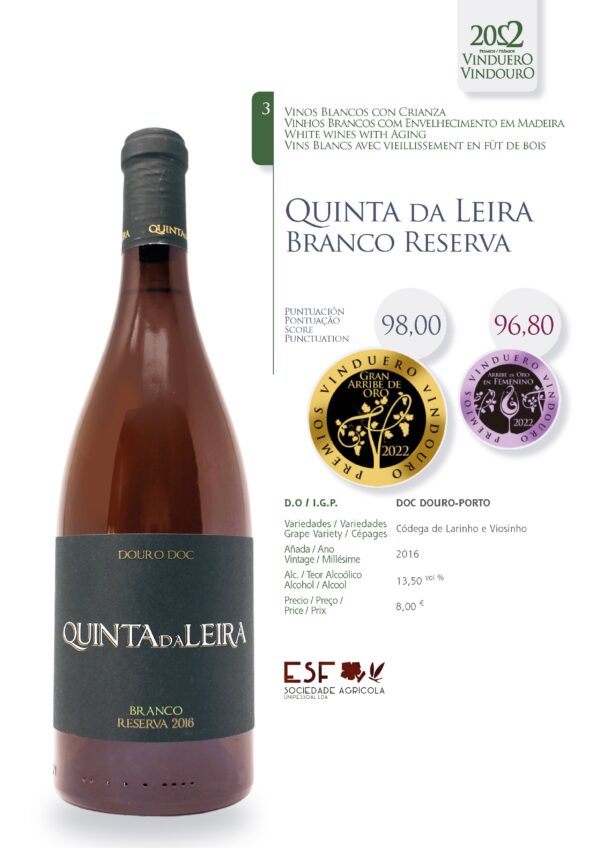 Ficha Quinta da Leira Branco Reserva