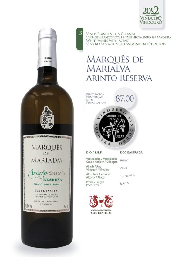 Ficha Marquês de Marialva Arinto Reserva