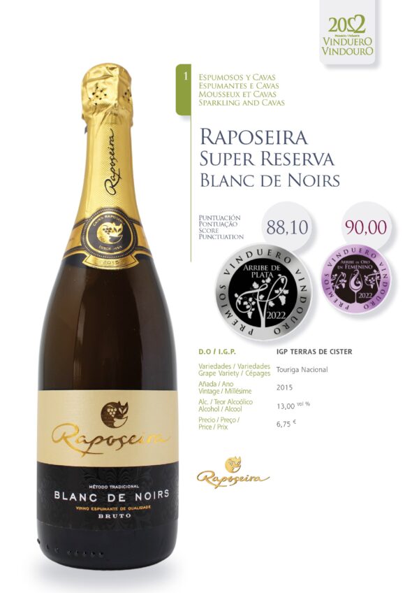 Ficha Raposeira super reserva blanc de noirs