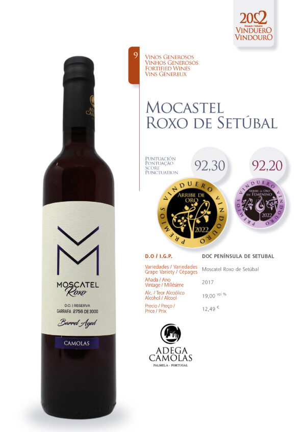 Ficha Moscatel Roxo de Setúbal