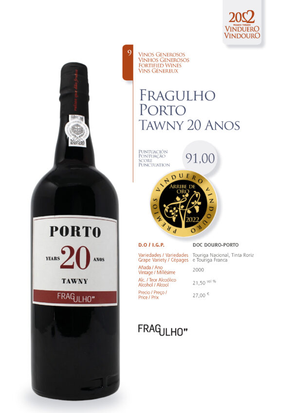 Ficha Fragulho Porto Tawny 20 anos