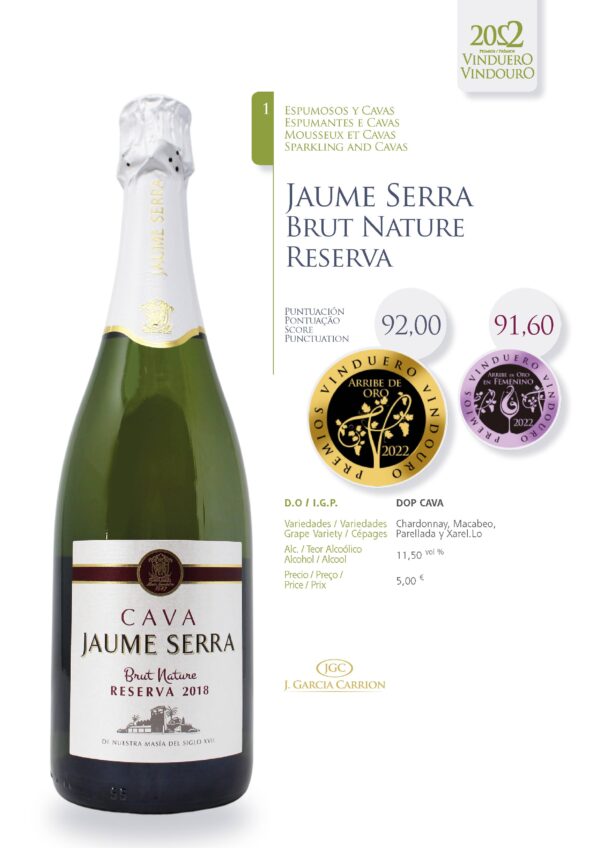 Jaume Serra brut nature reserva